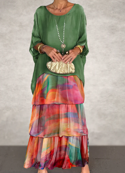Lara | Elegant Fluid Maxi Dress