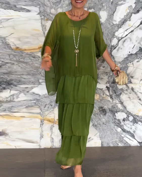 Lara | Elegant Fluid Maxi Dress