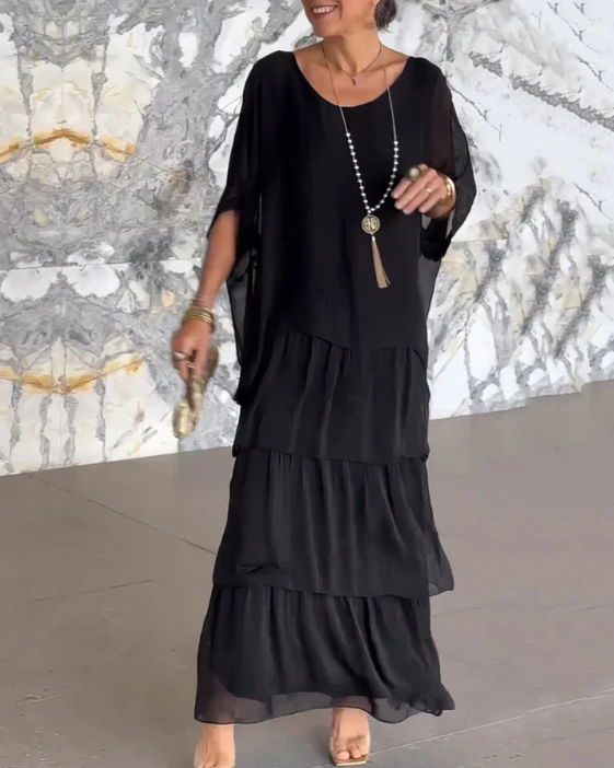 Lara | Elegant Fluid Maxi Dress