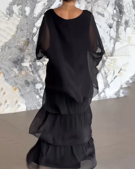 Lara | Elegant Fluid Maxi Dress