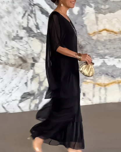 Lara | Elegant Fluid Maxi Dress