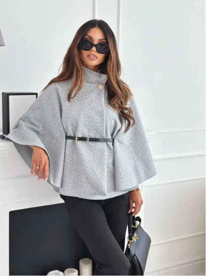 GAMORA™ - Stylish High Neck Cape Jacket