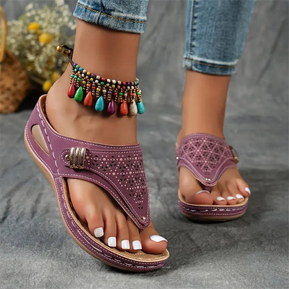 Elinor – Wedge Toe Sandals for Women