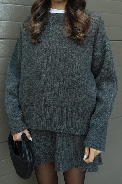 Helena | Knitted Skirt Set