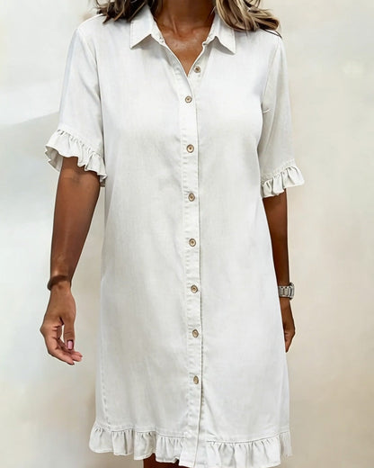 P&C Newcastle | Comfortable Denim Dress with Flattering Ruching