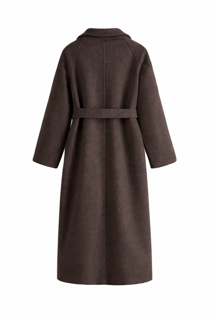 Hayley - Elegant Belted Long Coat