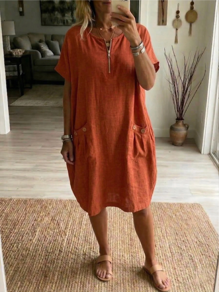 Tessa – Dress with Zip