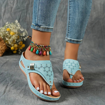 Elinor – Wedge Toe Sandals for Women
