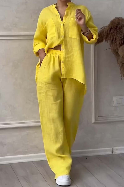 Lilly | Soft Cotton-Linen Two-Piece Set