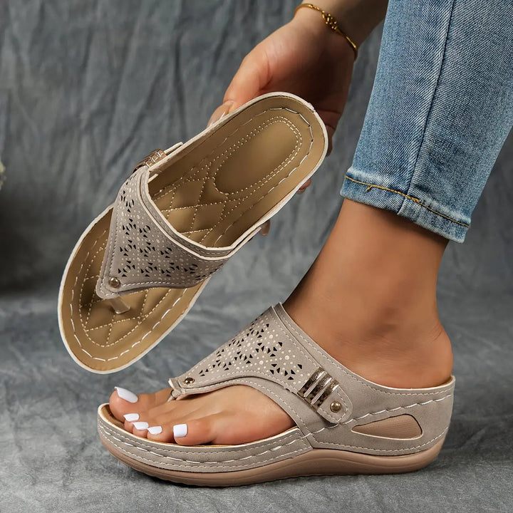 Elinor – Wedge Toe Sandals for Women