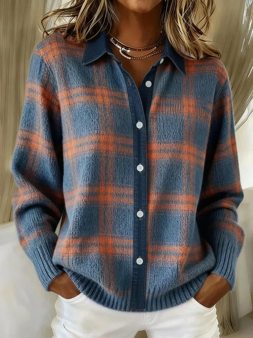 Anthea – Long Cotton-Blend Cardigan