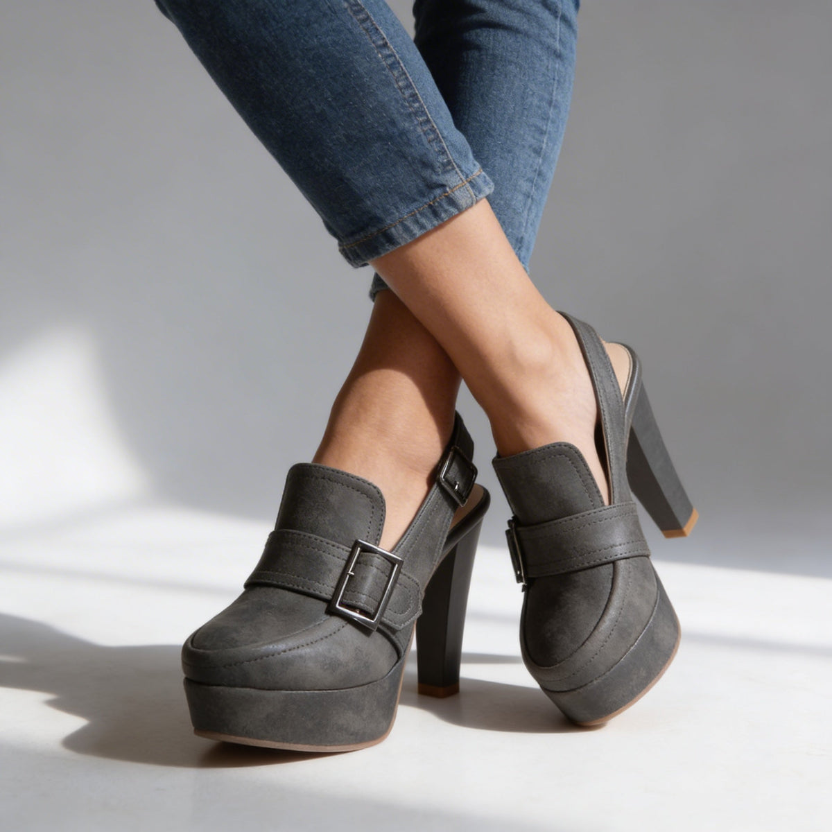 Victoria Slingback Heels