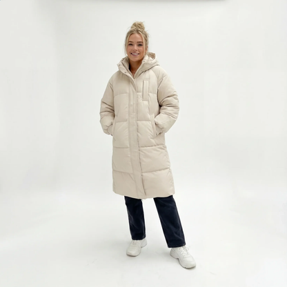 Belinda - Classic Hooded Long Puffer Jacket