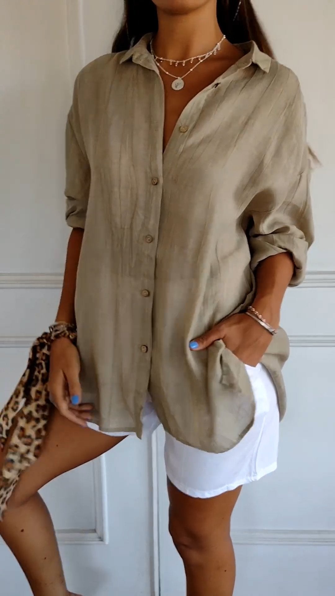 Elegant Pleated Blouse for Women | Maya