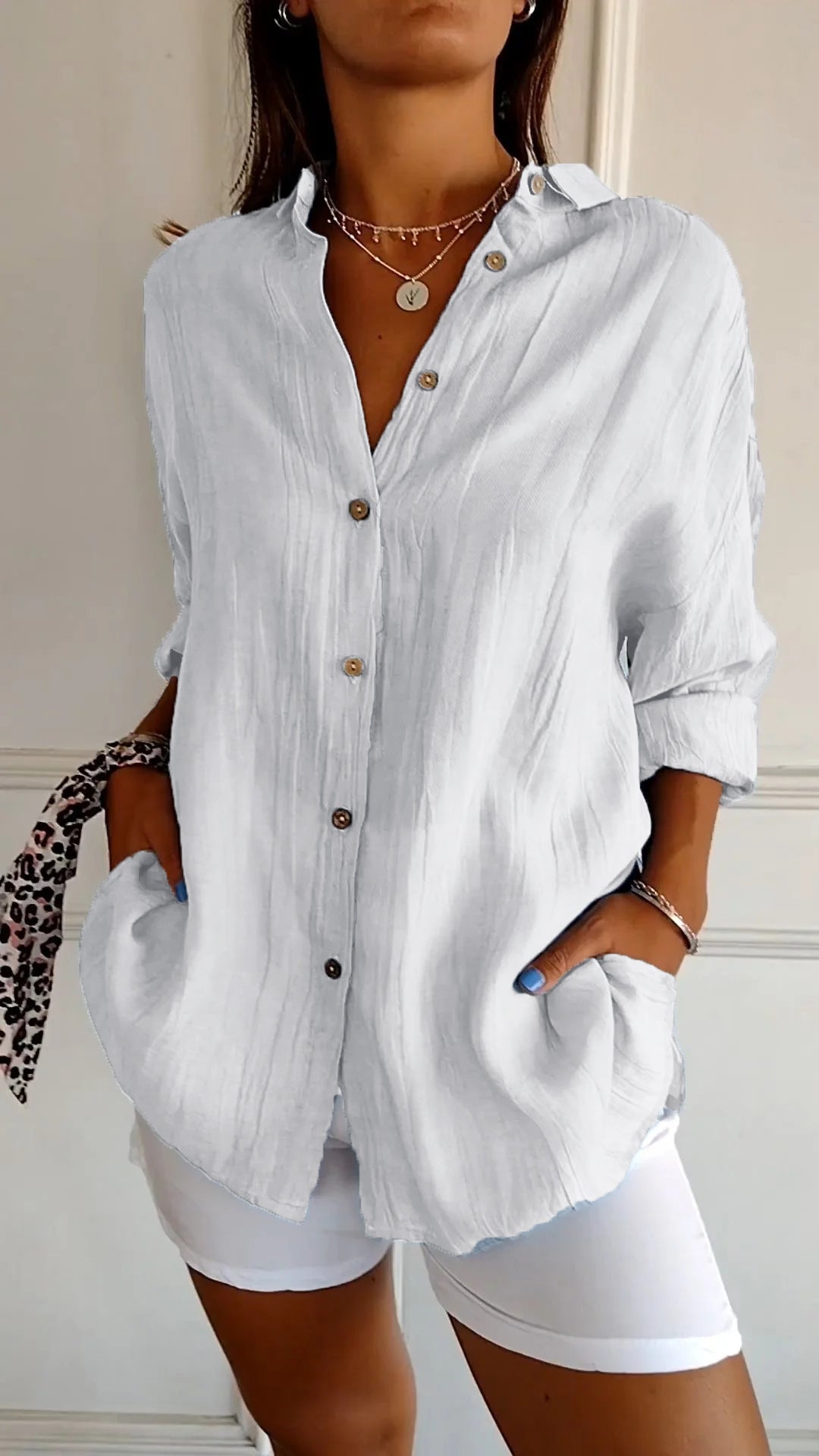 Elegant Pleated Blouse for Women | Maya