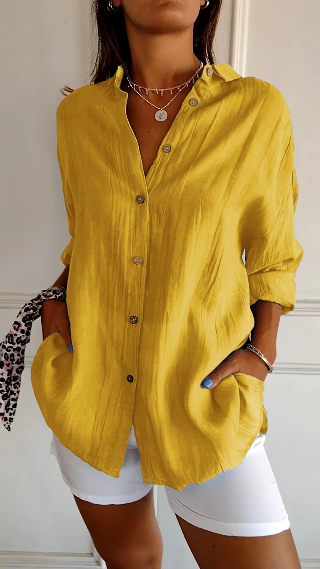 Elegant Pleated Blouse for Women | Maya