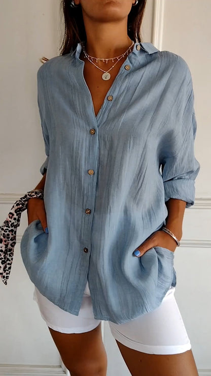 Elegant Pleated Blouse for Women | Maya