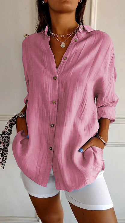 Elegant Pleated Blouse for Women | Maya