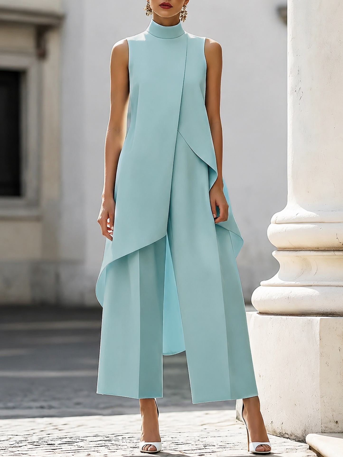 Ariadne - Elegant Wide-Leg Co-ord Set