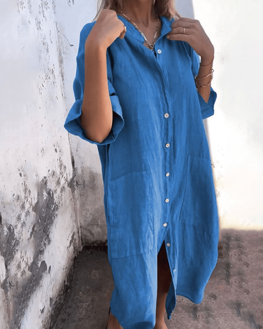 ANNA | BREEZY SHIRT DRESS