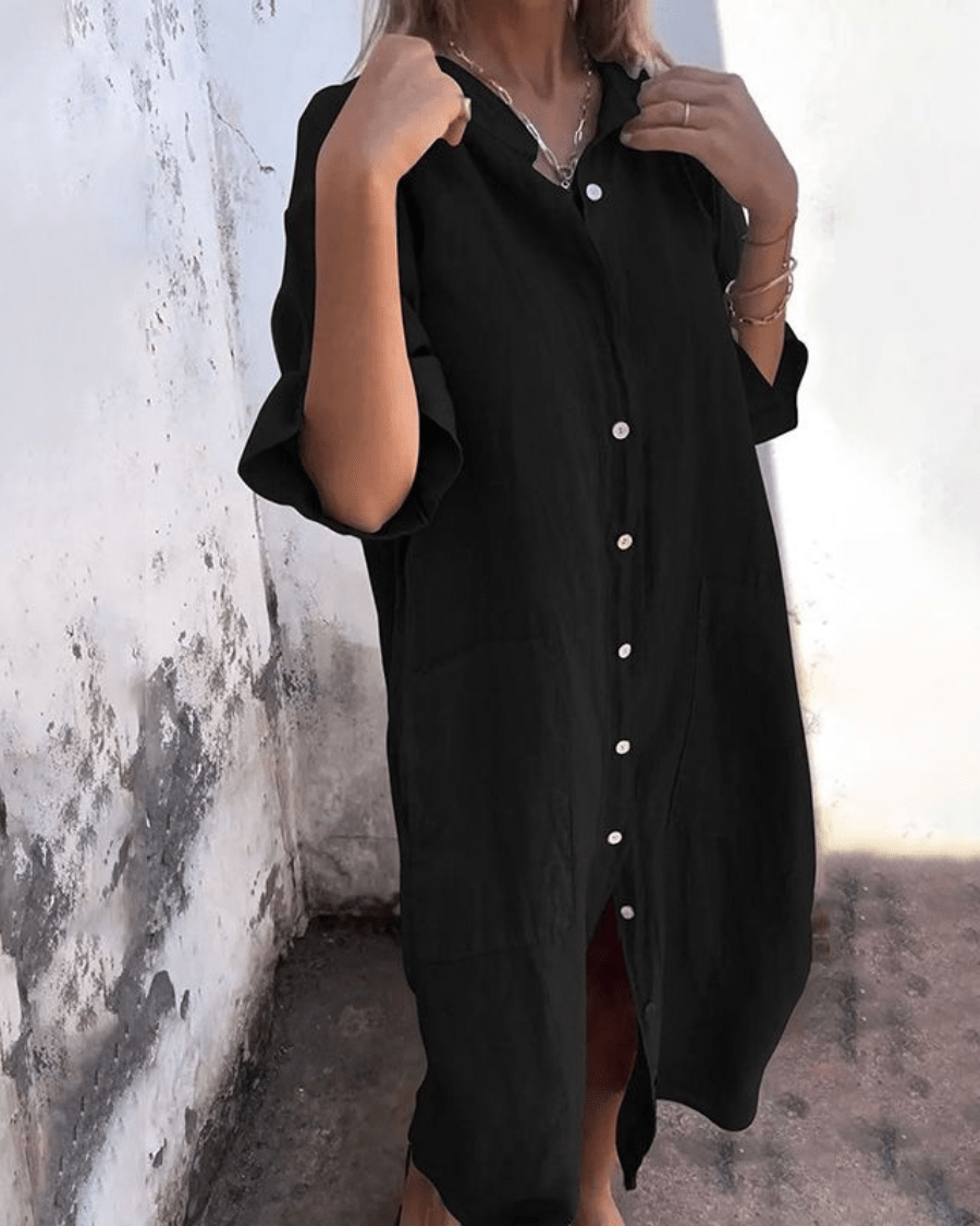 ANNA | BREEZY SHIRT DRESS