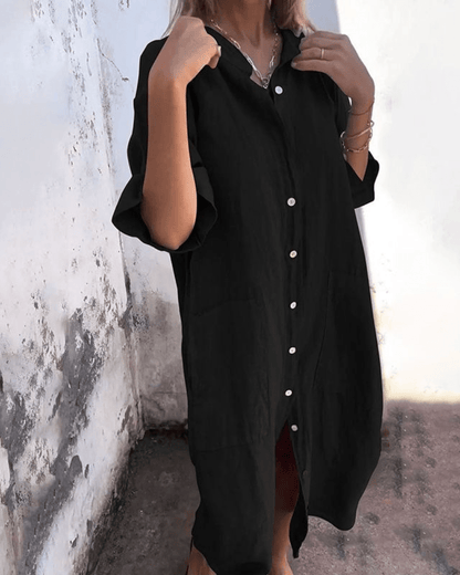 ANNA | BREEZY SHIRT DRESS