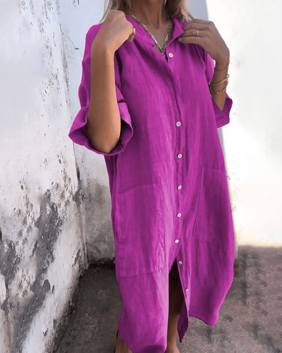 ANNA | BREEZY SHIRT DRESS