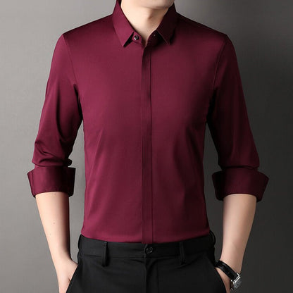Mitchel | Crease-Free Stretch Shirt for Men