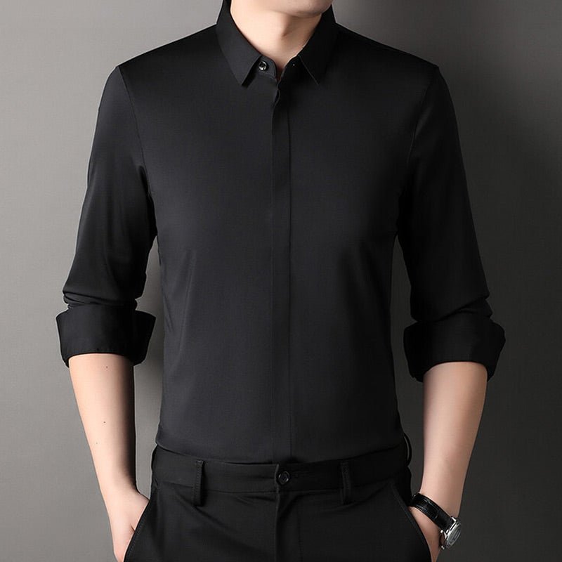 Mitchel | Crease-Free Stretch Shirt for Men