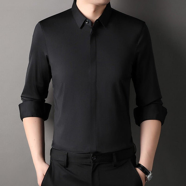 Mitchel | Crease-Free Stretch Shirt for Men