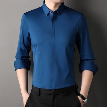 Mitchel | Crease-Free Stretch Shirt for Men