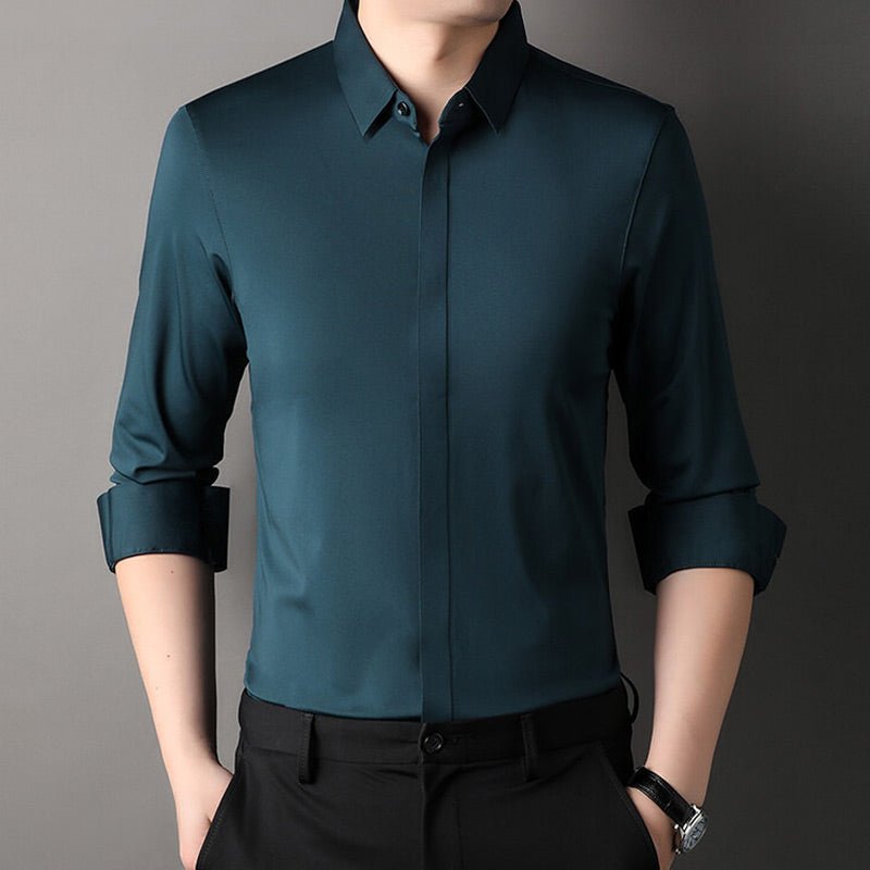 Mitchel | Crease-Free Stretch Shirt for Men