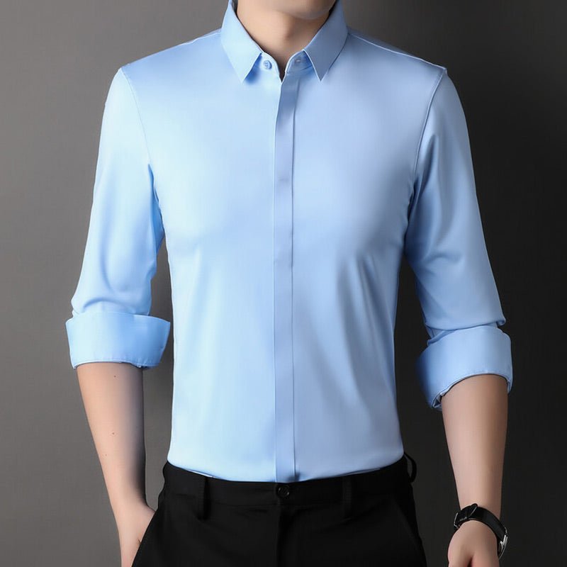 Mitchel | Crease-Free Stretch Shirt for Men