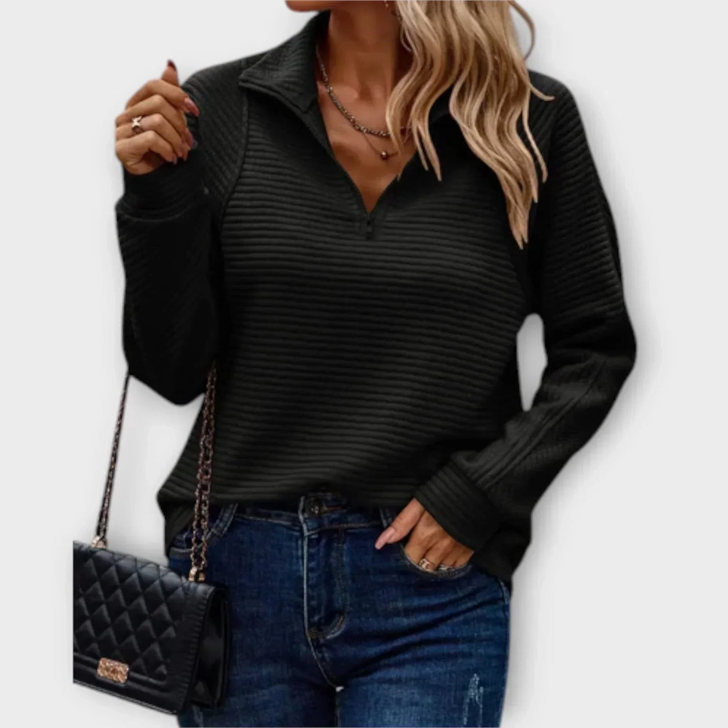 Nancy – Half-Zip Pullover