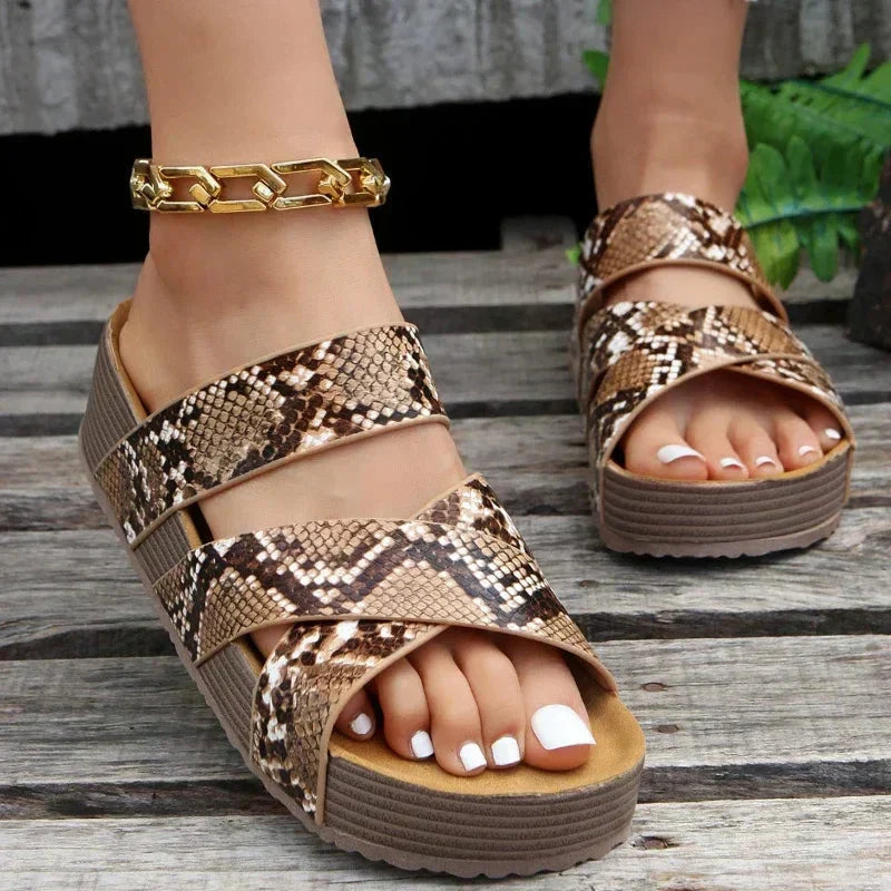 Jada | Orthopaedic Leather Sandals Made from High-Quality Material