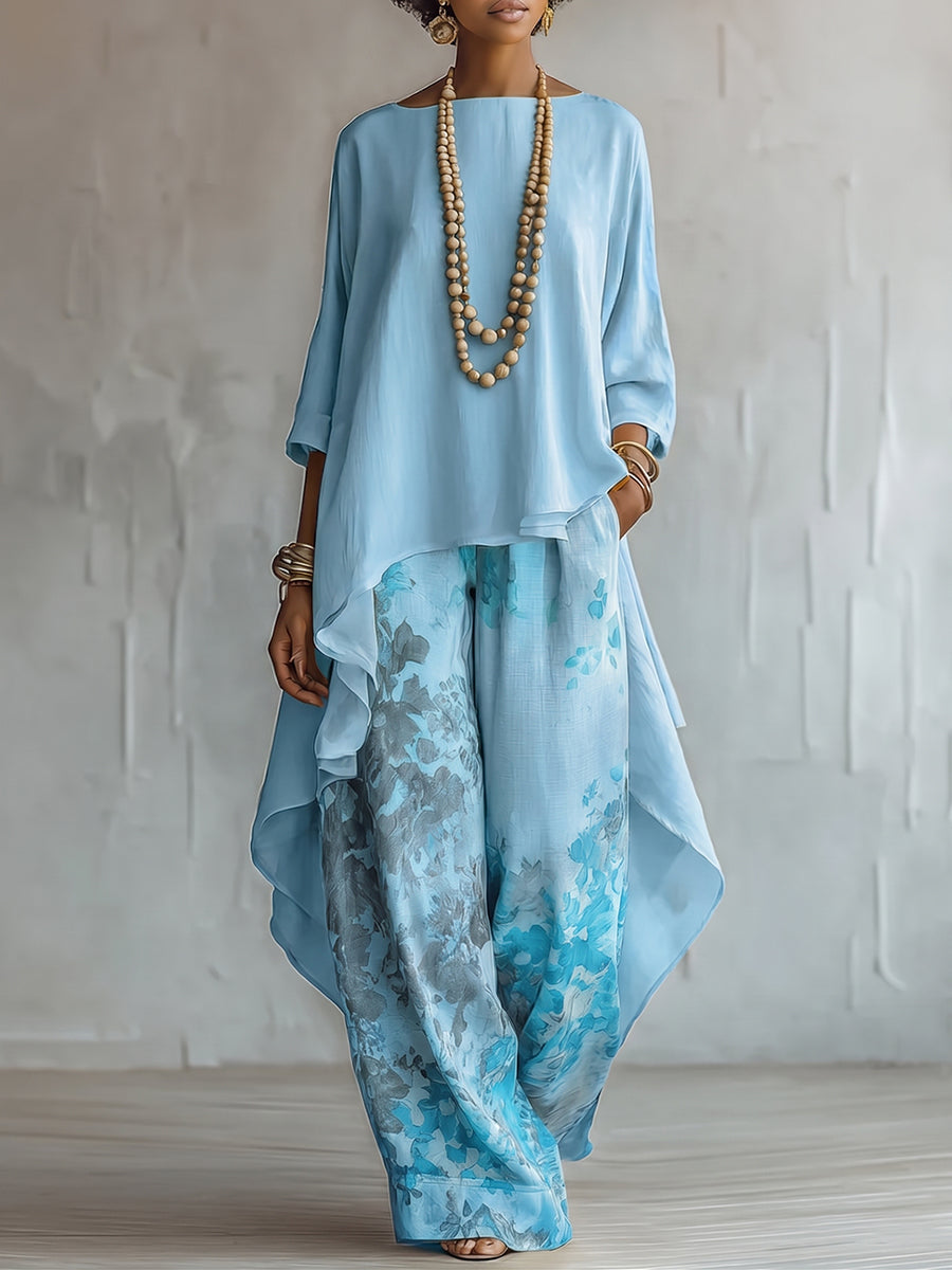 Mireyah – Boho Floral Two-Piece Set