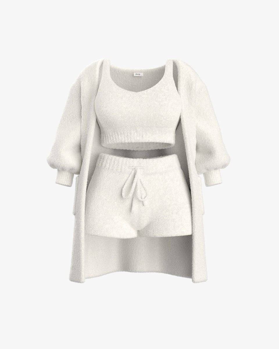 Tallulah – Bouclé Knit Pyjama Set