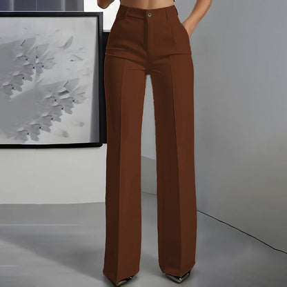 Sorrel - High-Waist Straight Dress Trousers