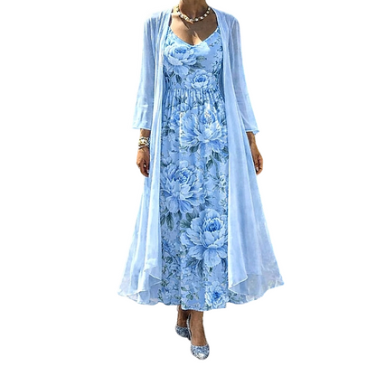 Celestine - Floral Two-Piece Summer Dress Set