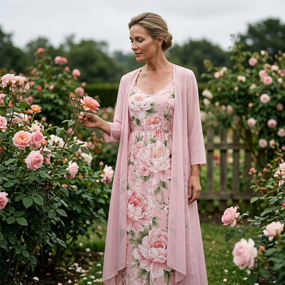 Celestine - Floral Two-Piece Summer Dress Set