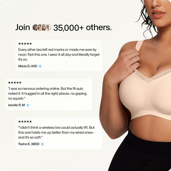 Wireless V-Neck Crossover Mesh Support Bra